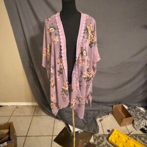 JOLT Sheer Tunic Size L